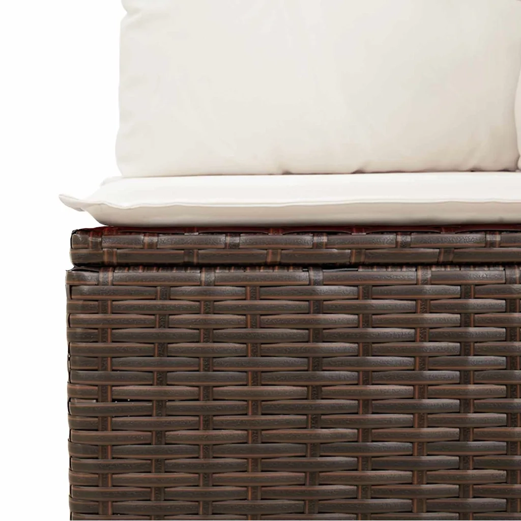 Set Divano da Giardino 10 pcs Grigio polyrattan 3354197