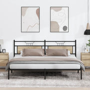 Giroletto senza Materasso Rovere Sonoma 193x201cm in Truciolato 4106798