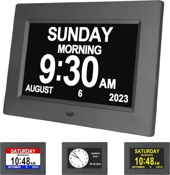 Orologio digitale per anziani con display grande e funzione di allarme