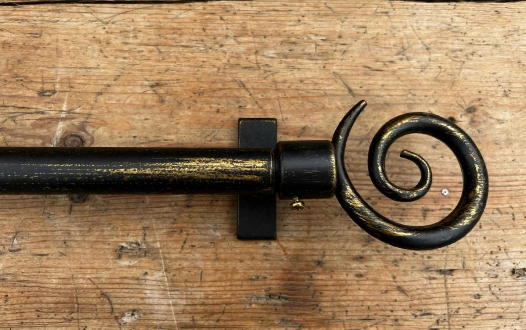 BASTONE IN FERRO KIT VORTICE NER/OR 19-120/210
