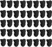 Set di 40 Viti di Plastica per Parete di Pannelli di Carta - Applicatori di Pressione per Quadri - Supporti per Fotografie - Accessori per Ufficio - Nero - Ospitare Documenti - Note