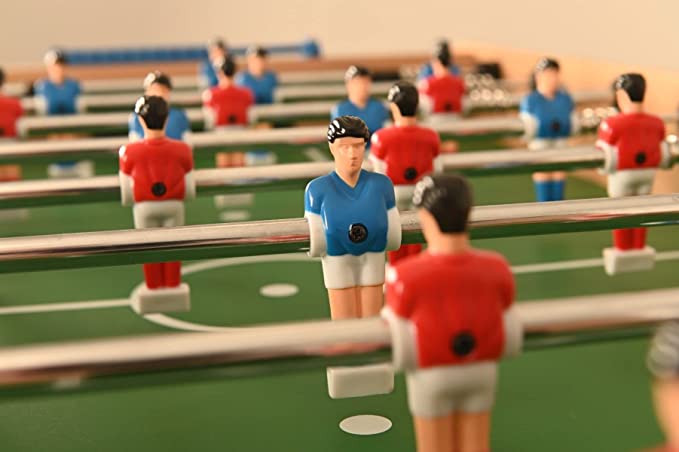 Garlando Calcio Balilla F3 con Gambe Pieghevoli, Acero, aste rientranti…