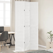 Divisorio Ambienti | Divider per stanze | Paravento 3Pannelli Bianco Legno Massello di Paulownia