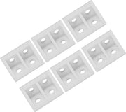 50 pezzi di supporto angolare in plastica per mobili - supporto angolare angolo angolare - codice Meubels - materiali di fissaggio.