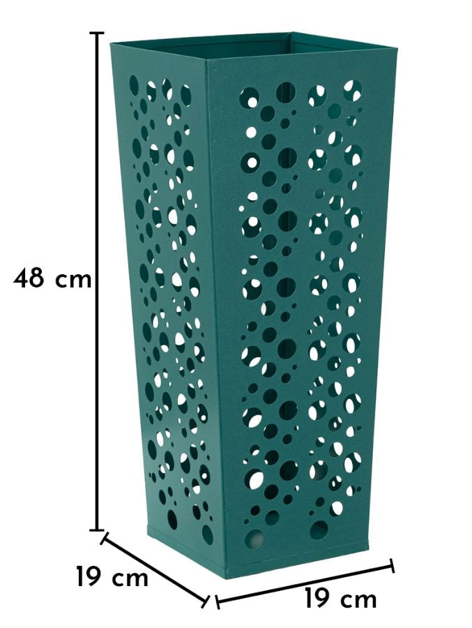 Portaombrelli Lit 19x19x48 cm in Metallo Verde acqua