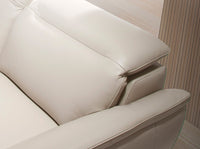 Divano a 2 posti in pelle tortora