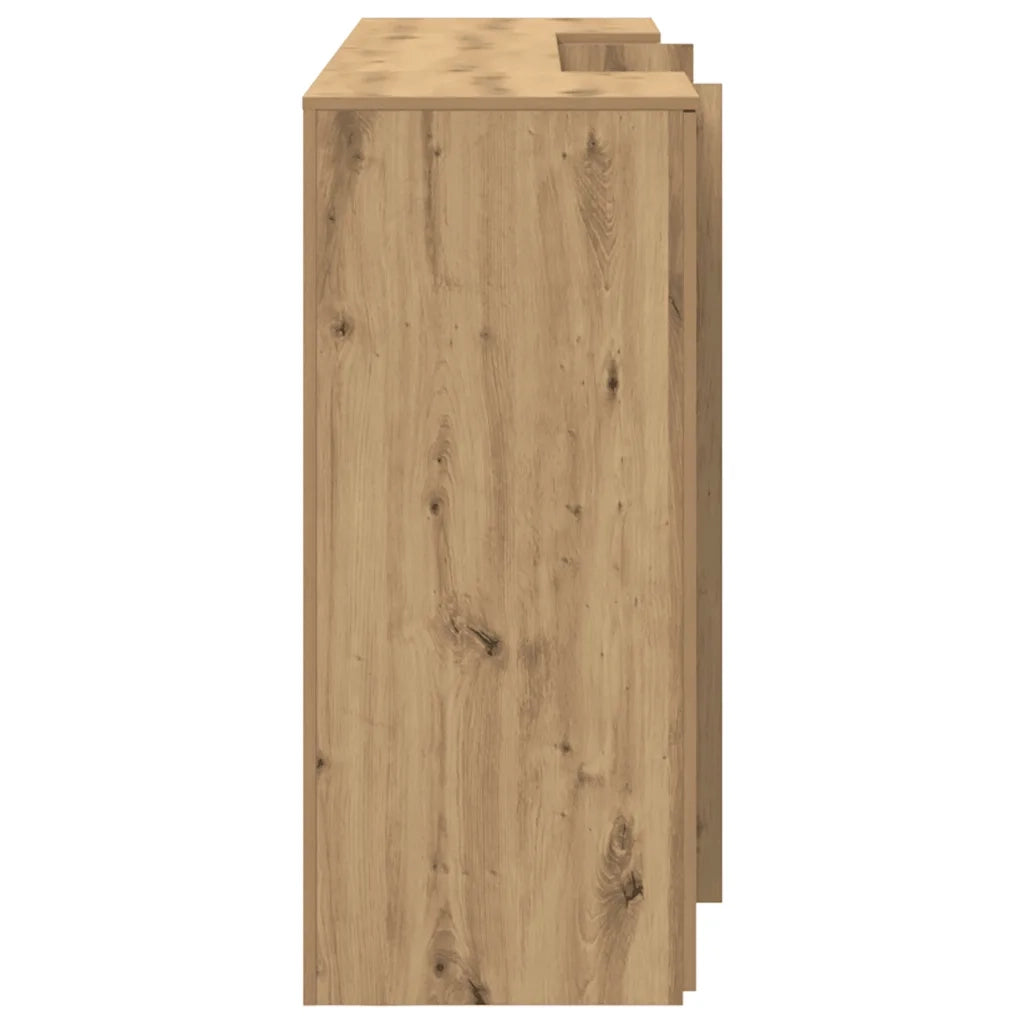 Banco Reception Rovere Artigianale 200x50x103,5cm in Truciolato 3324186