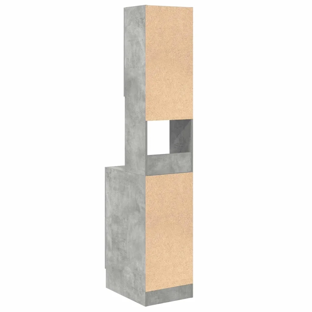 Mobile da cucina-Armadio da cucina Grigio 35 x 50 x 180 cm Legno multistrato
