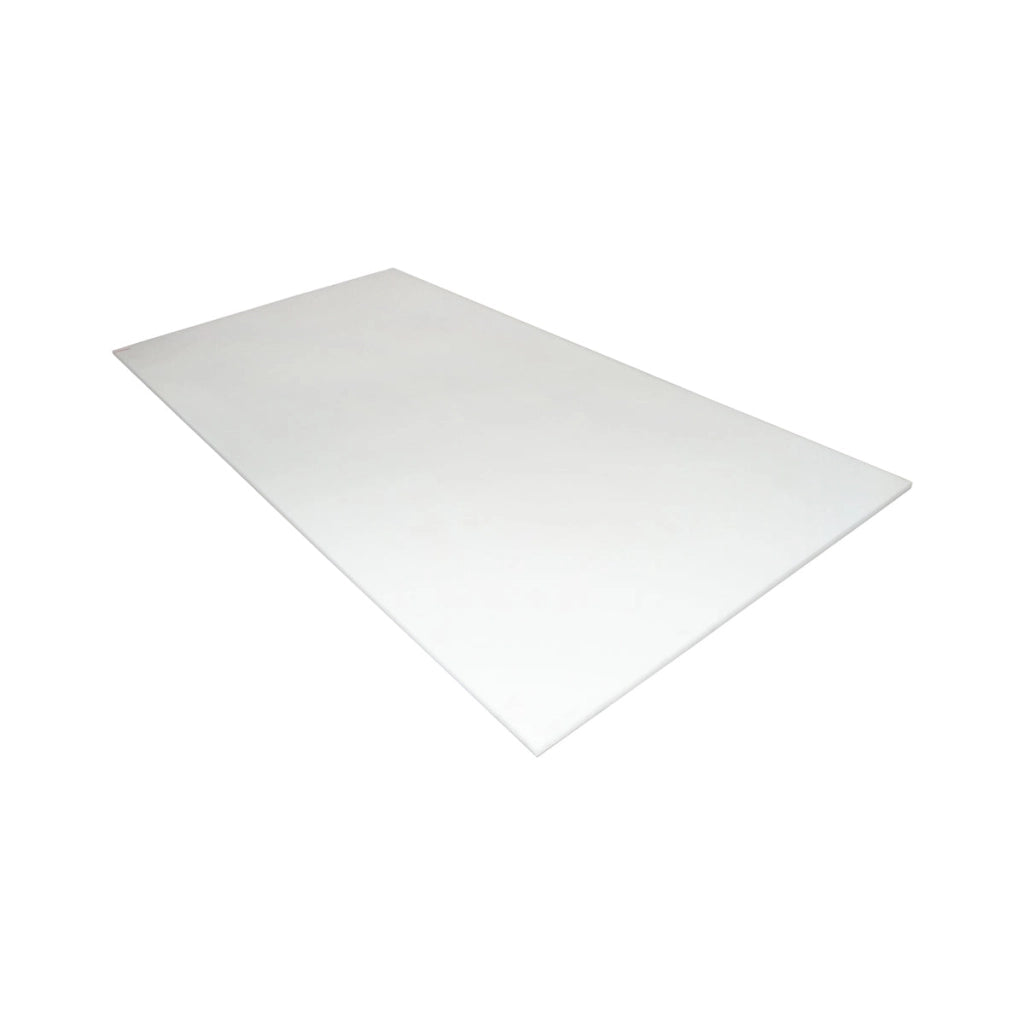 Placca di poliammide, poliossimetilene-poliacetale POM bianca 1000x500x35mm 35.7 Kg