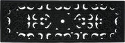 Pavimento antiscivolo in gomma - 75 x 25 cm - nero - per interni ed esterni