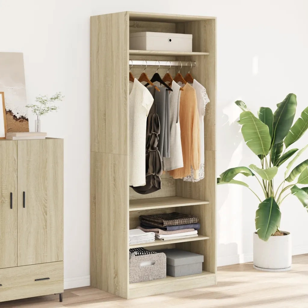 Armadio Rovere Sonoma 80x50x200 cm in Legno Multistrato CFW5886622