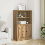 vidaXL Credenza Rovere Artigianale 60x35,5x103,5 cm Legno Multistrato
