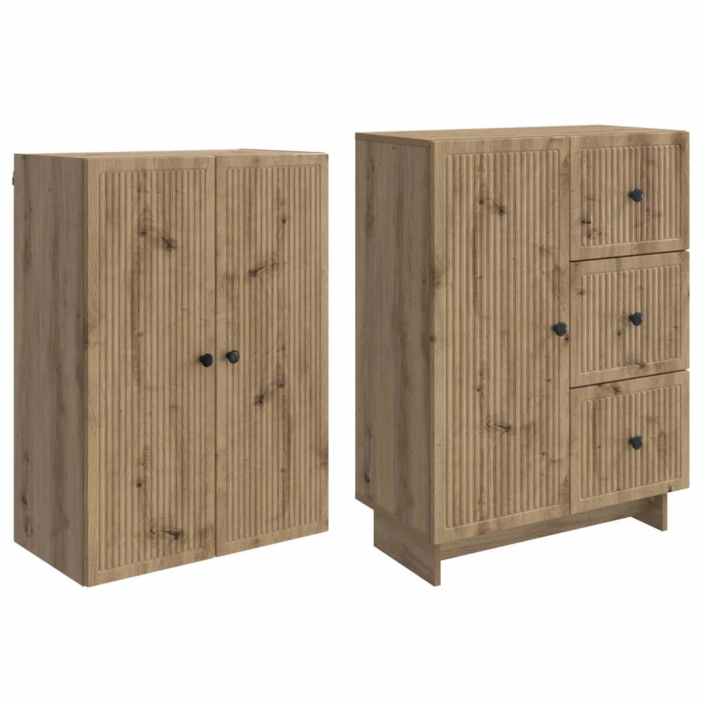 Set di armadi 2 pcs 66 x 34,5 x 90 cm Legno ingegnerizzato 3416402