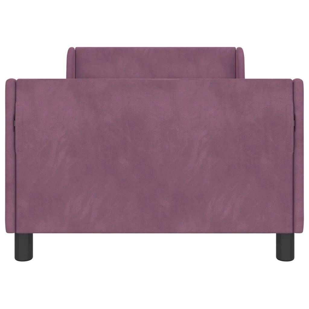 Struttura letto bambini con testata-Giroletto per bambini Viola 80 x 200 cm Velluto 798308