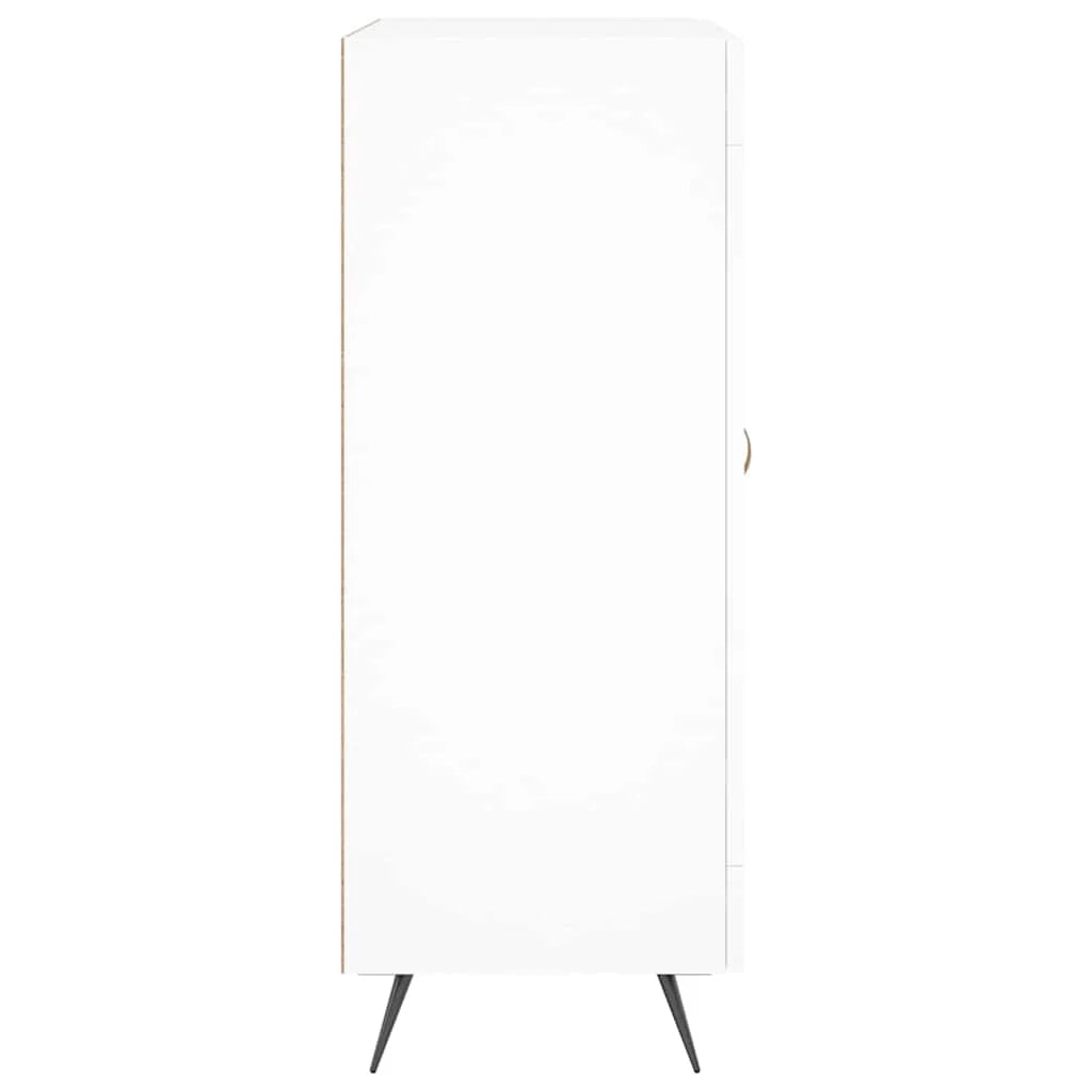 Buffet credenza cassettiera armadio mobile contenitore organizer per cucina soggiorno salotto 69,5 x 34 x 90 cm legno ingegnerizzato bianco 02_0030419