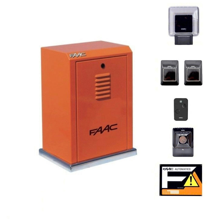 FAAC 884 MC 3PH 400V KIT COMPLETO PER AUTOMAZIONE CANCELLO SCORREVOLE AUTOMATICO