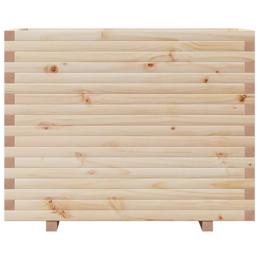 Fioriera | Cassetta per fiori | Vaso da Giardino 90x60x72,5 cm in Legno Massello di Pino