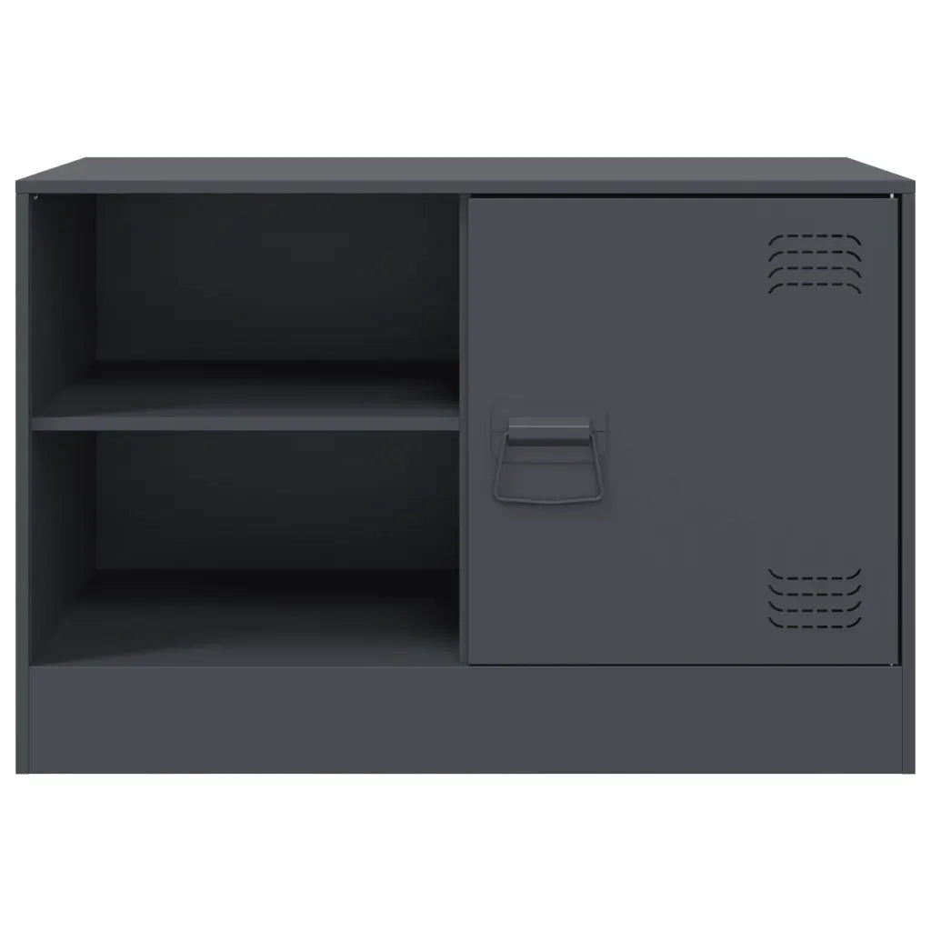 Mobile TV | Armadietto TV | Mobile Porta TV Antracite 67x39x44 cm in Acciaio