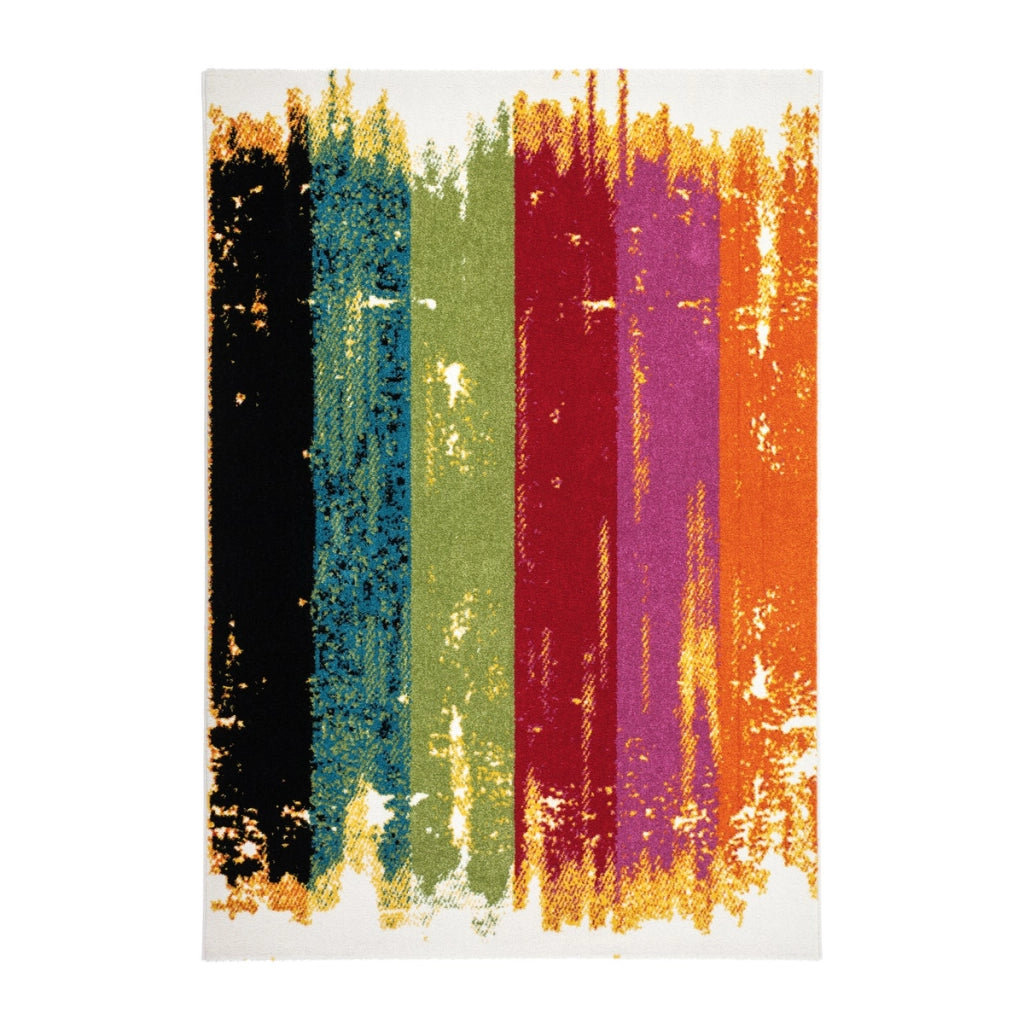 Tappeto moderno Caribbean multicolor a pelo corto