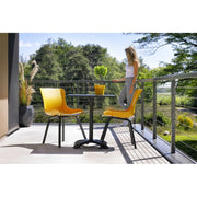 Set HARTMAN tavolo SOPHIE Bistro HPL FLIP 68 + 2 sedie SOPHIE Dining - Giallo