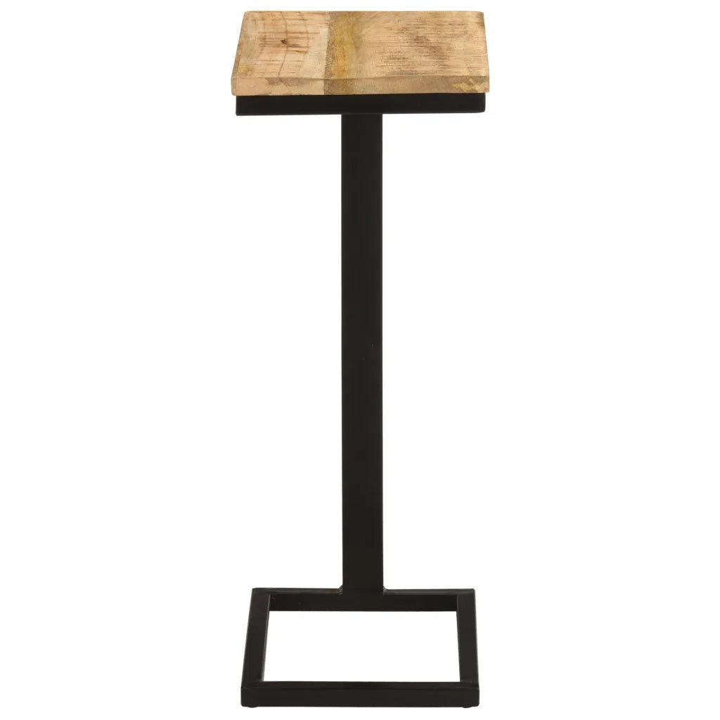 Tavolini Laterali 2 pz 31,5x24,5x64,5 cm Legno di Mango Grezzo cod mxl 59741