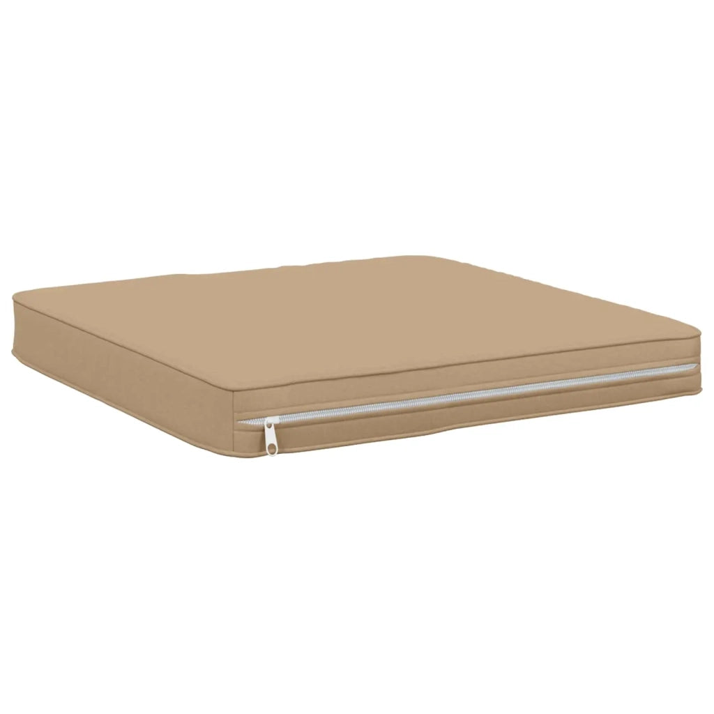 Cuscini per Sedia in 4 Pezzi VUGHT 4 pcs 100% Poliestere Sabbia 946242