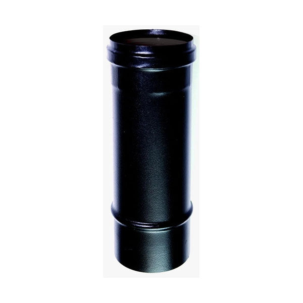Tubo nero stufa pellet smaltato 0,33 mt DN 80 canna fumaria 600 CE Made in Italy