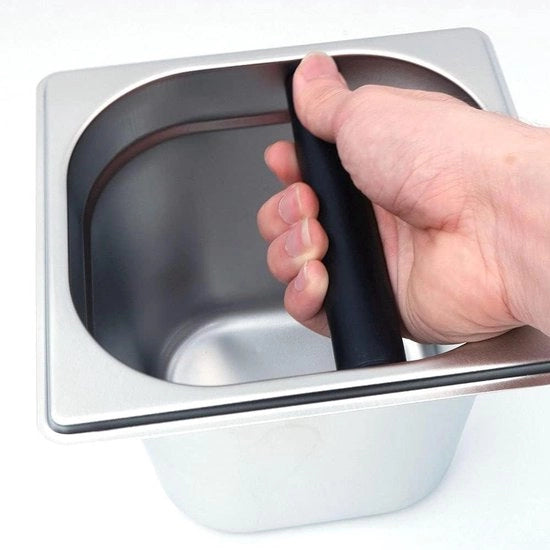 Collezione di Rifiuti per Espresso con Maniglia in Acciaio Inox da 15cm
