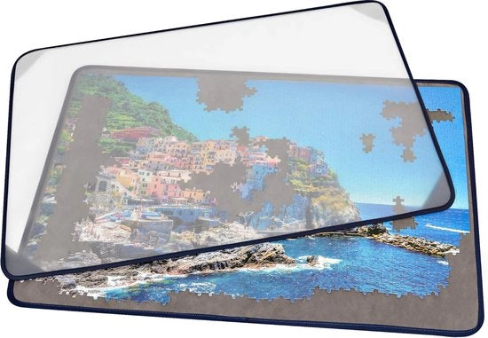 Tavolo da Puzzolo Opportuno con Copertura Resistente al Pulito e Superficie Antiscivolo per 1000 Pezzi