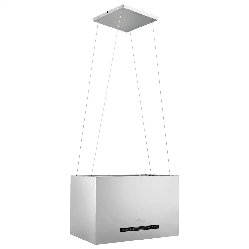 Cappa da Cucina ad Isola Sospesa LCD con Sensore-Cappa a Isola 55 cm Acciaio