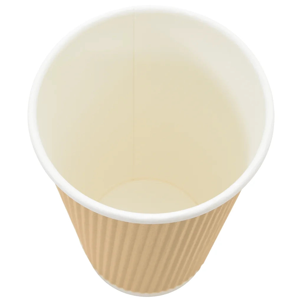 Bicchieri da Caff¨¨ in Carta 500 pz 16oz 400ml Marrone CFW9832976