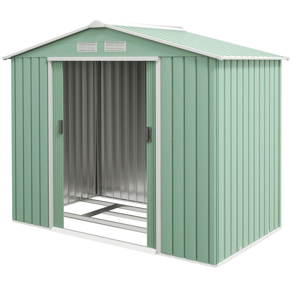 Casetta da Giardino ¨C zephmum ¨C Verde Chiaro Acciaio 2.5 m2