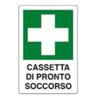 CARTELLO 20X30 CASSETTA PRONTO SOCCORSO confezione da PEZZI 10