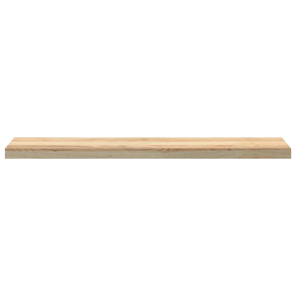 Davanzali 2 pz Non Trattati 110x20x2cm Legno Massello di Rovere
