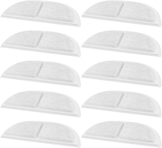 Filtro per acqua 10 pezzi - Filtro di sostituzione per EU-fy 3L/117oz - Carbone attivo - Cotone - Purificazione dell'acqua - Protezione della salute - Filtro