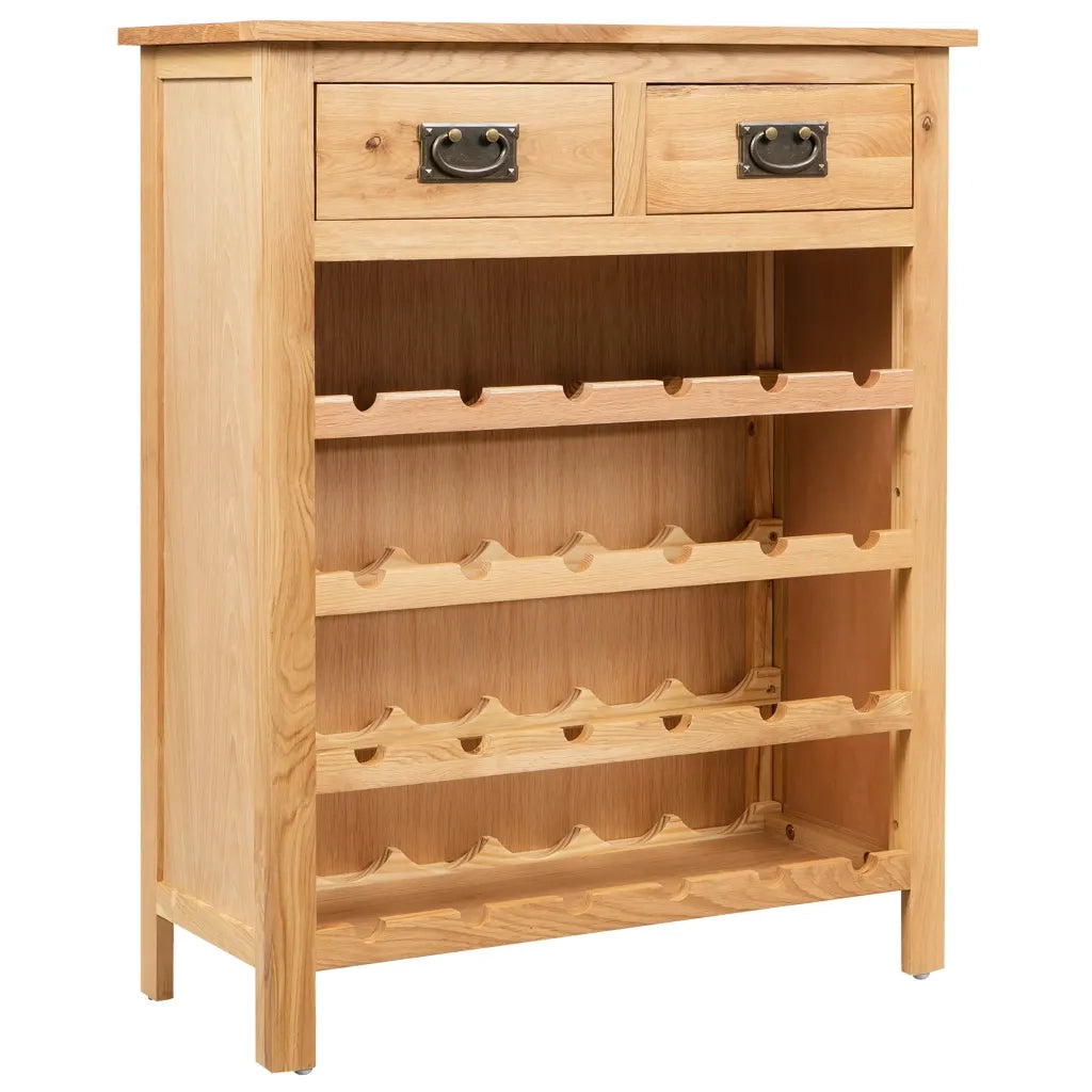 Cantinetta Portavini 72x32x90 cm in Massello di Rovere 247043