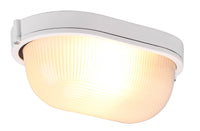 Plafoniera da Esterno Attacco E27 in Alluminio Bianco Opaco