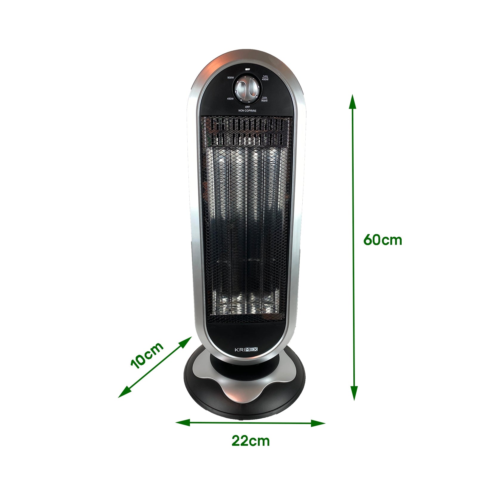 STUFA A CARBONIO 450/900 W