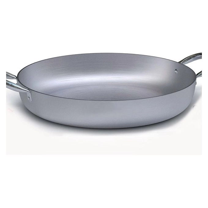Ballarini 1001764 Serie 7000 Tegame Professionale 2 Manici Alluminio 50 cm colore Argento