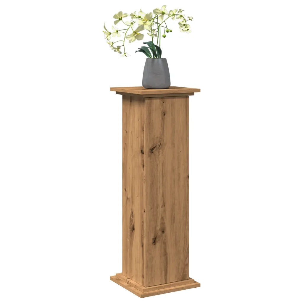 Espositore Portaoggetti Rovere Artigianale 31x30x90 Truciolato 854615
