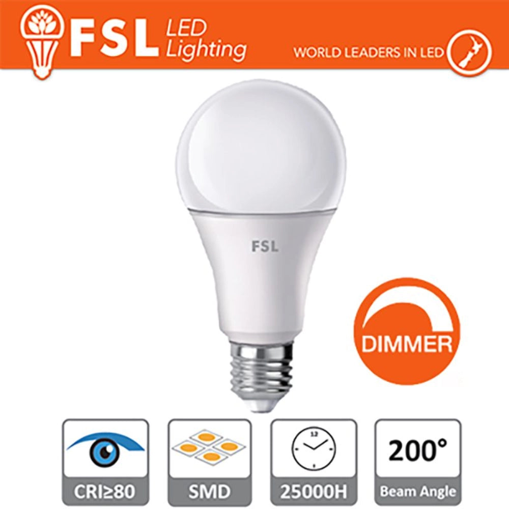 Fsl lampadina smart led e27 rgb+cct dimmerabile 10w compatibile wifi app