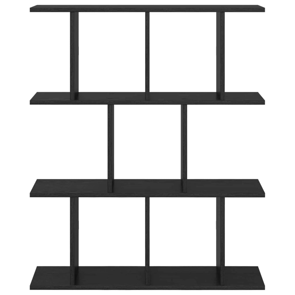 Scaffale da parete Rovere Nero 80 x 20 x 96 cm 8012205