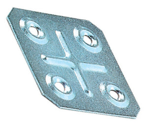 bl piastrina quadra 40x40 mm zincata (pz.10) cod:ferx.61387