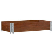 Paretale per Pallet Marrone 100x50cm in Legno Massello di Pino CFW5915756