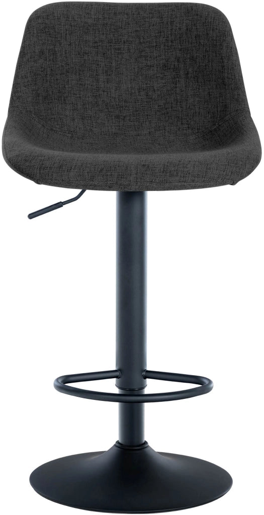 Sgabello Loft nero,Tessuto