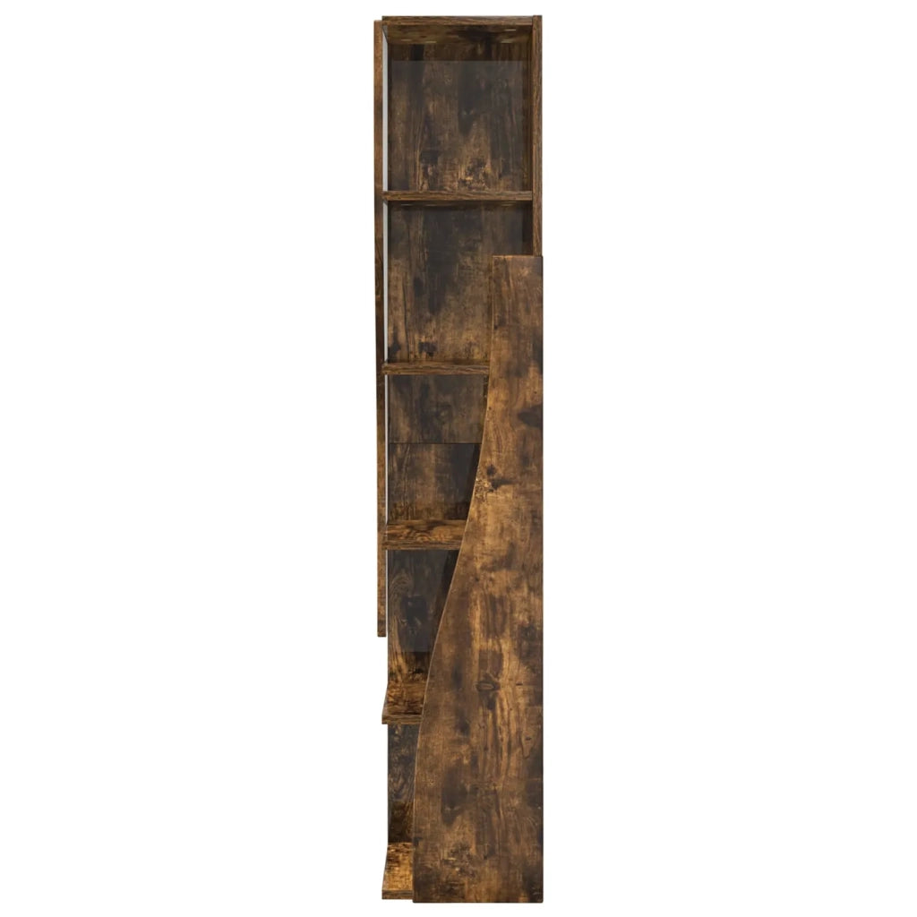 Mobile angolare 27,5x27x140cm Legno ingegnerizzato Rovere fumé 889870