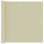 Paravento da Balcone Crema 90x500 cm Tessuto Oxford cod mxl 47333