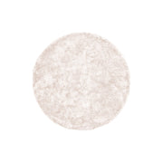 Tappeto rotondo Shaggy Crystal in rosa cipria