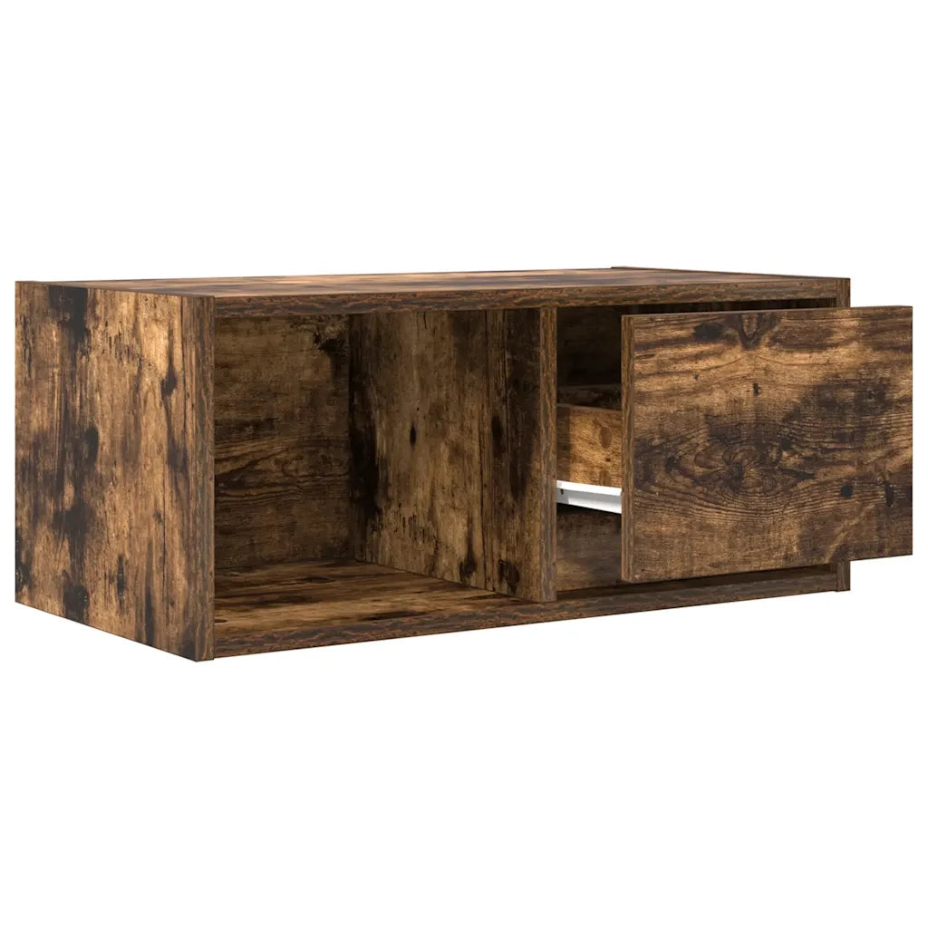 vidaXL Mobili TV 2 pz Rovere Fumo 60x31x25,5 cm Legno Multistrato