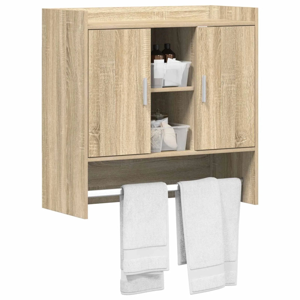 Scaffale da parete A parete Rovere Sonoma 80 x 36 x 80 cm 8011373
